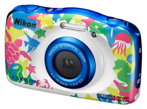 Цифровой фотоаппарат Nikon CoolPix W100 аквамарин VQA014K001 фото 3