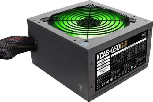 Блок питания Aerocool 650W KCAS-650G фото 2