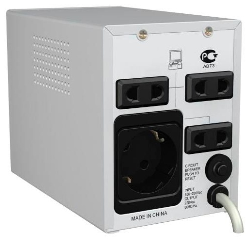 Стабилизатор напряжения Defender 500Вт AVR Real 1000VA 99019 фото 2