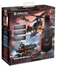  Defender WARHEAD G-320 BLACK/RED 64033