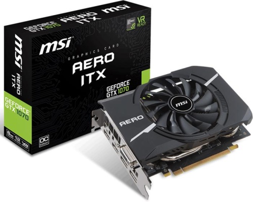 Видеокарта PCI-E MSI 8192Mb GTX 1070 AERO ITX 8G OC фото 5