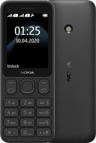 Сотовый телефон GSM Nokia 125 DS TA-1253 Black (16GMNB01A17)