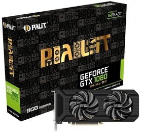  PCI-E Palit 8192 PA-GTX1080 DUAL OC 8G NEB1080U15P2-1045D