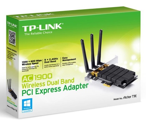 Сетевой адаптер WiFi TP-Link Archer T9E AC1900 фото 3