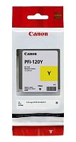 Оригинальный струйный картридж Canon PFI-120 Y 2888C001 желтый