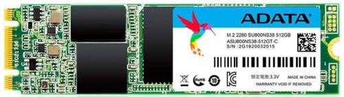 Накопитель SSD M.2 A-Data 512GB Ultimate SU800 ASU800NS38-512GT-C Накопитель SSD M.2 A-Data 512GB Ultimate SU800 ASU800NS38-512GT-C