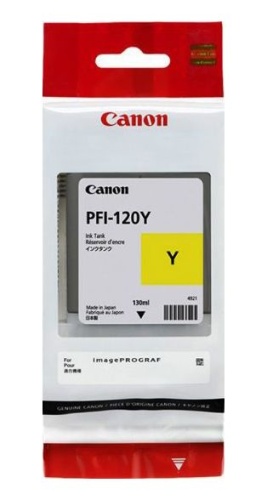 Оригинальный струйный картридж Canon PFI-120 Y 2888C001 желтый