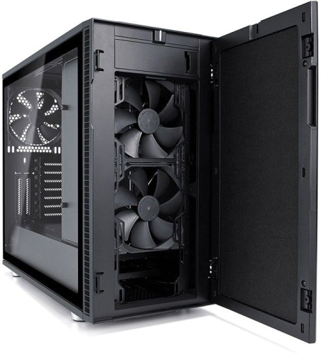 Корпус Miditower Fractal Design Define R6 Blackout Edition TG черный FD-CA-DEF-R6-BKO-TG фото 9