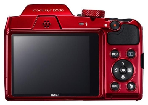 Цифровой фотоаппарат Nikon CoolPix B500 красный VNA953E1 фото 3