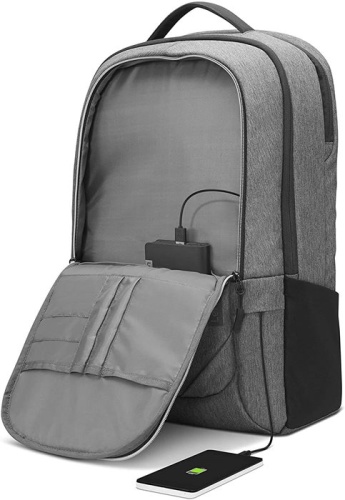 Рюкзак для ноутбука Lenovo 17 17-inch Laptop Urban Backpack B730 серый полиэстер (GX40X54263) фото 8 Рюкзак для ноутбука Lenovo 17 17-inch Laptop Urban Backpack B730 серый полиэстер (GX40X54263) фото 8