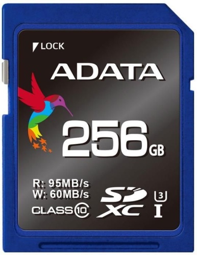 Карта памяти SDXC A-Data 256GB Premier Pro ASDX256GUI3CL10-R Карта памяти SDXC A-Data 256GB Premier Pro ASDX256GUI3CL10-R