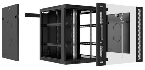 Шкаф телекоммуникационный Cabeus SH-05F-9U60/60-BK фото 4 Шкаф телекоммуникационный Cabeus SH-05F-9U60/60-BK фото 4