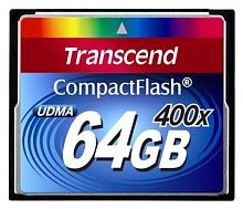 Карта памяти CF Transcend 64GB TS64GCF400