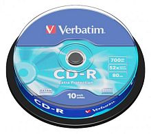 Диск CD-R Verbatim 700МБ 52x 43437
