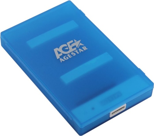 Контейнер для 2.5 SATA HDD Agestar 3UBCP1-6G (BLUE)