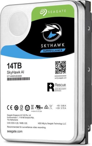 Жесткий диск SATA HDD Seagate 14TB SkyHawk ST14000VE0008 Жесткий диск SATA HDD Seagate 14TB SkyHawk ST14000VE0008
