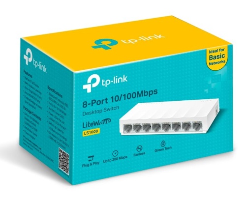 Коммутатор неуправляемый TP-Link LS1008 фото 2