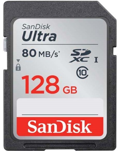 Карта памяти SDXC SanDisk 128Gb Ultra SDSDUNR-128G-GN6IN