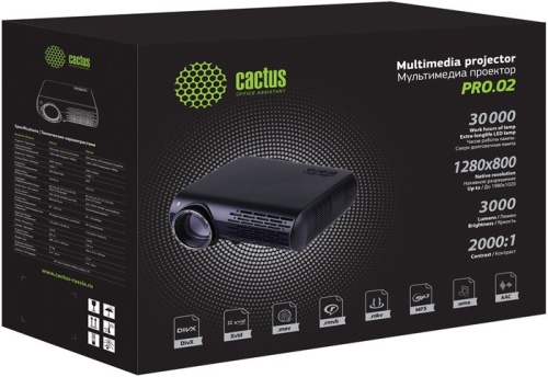 Проектор Cactus CS-PRO.02B.WXGA-A фото 4 Проектор Cactus CS-PRO.02B.WXGA-A фото 4
