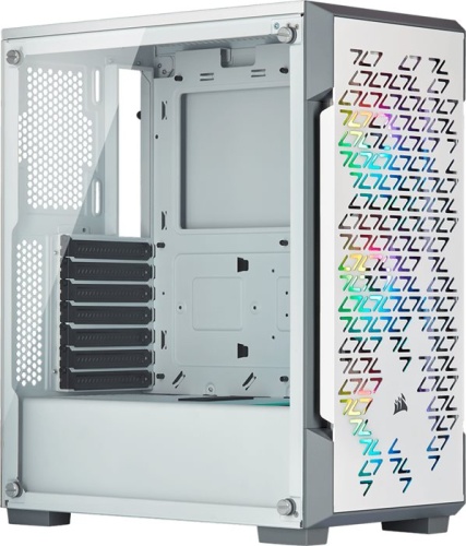 Корпус Miditower Corsair iCUE 220T RGB Airflow White (CC-9011174-WW)