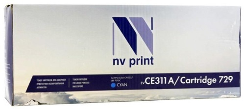 Картридж совместимый лазерный NV Print NV-CE311A/Can729C Cyan