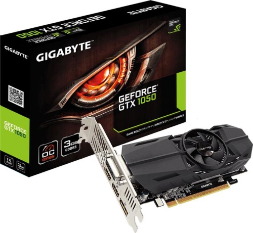 Видеокарта PCI-E GIGABYTE 3072Mb GeForce GTX1050 Gigabyte Low Profile (GV-N1050OC-3GL) фото 4