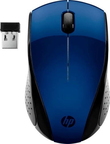 Беспроводная мышь Hewlett Packard 220 black/blue (7KX11AA) Беспроводная мышь Hewlett Packard 220 black/blue (7KX11AA)