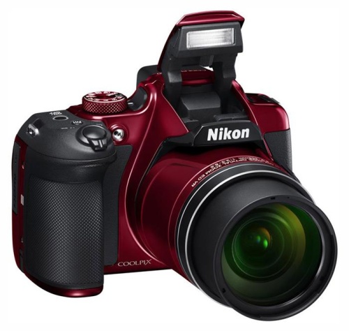 Цифровой фотоаппарат Nikon CoolPix B700 красный VNA931E1