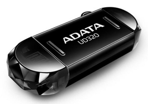 Накопитель USB flash A-DATA 32GB DashDrive UD320 OTG Черный AUD320-32G-RBK