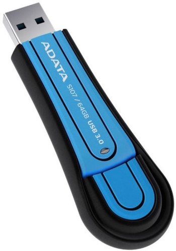 Накопитель USB flash A-DATA 64ГБ A-DATA S107 AS107-64G-RBL фото 2