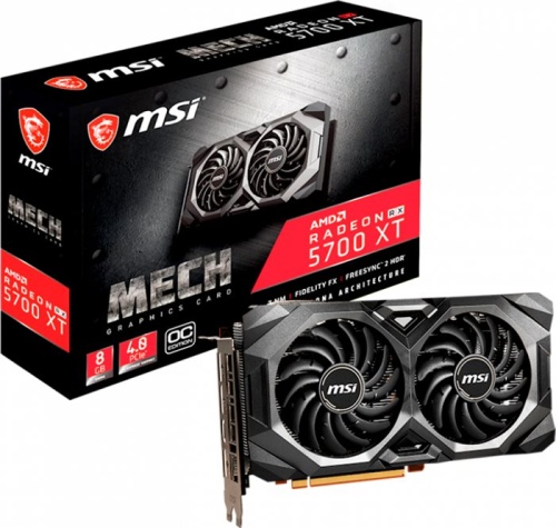 Видеокарта PCI-E MSI 8192Мб RX 5700 XT MECH OC фото 5