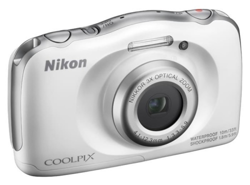 Цифровой фотоаппарат Nikon CoolPix W100 белый VQA010K001