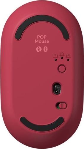 Беспроводная мышь Logitech POP Mouse with emoji розовый/красный 910-006548 фото 5