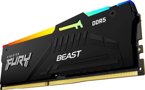Модуль памяти DDR5 Kingston 16GB FURY Beast RGB KF560C40BBA-16 Модуль памяти DDR5 Kingston 16GB FURY Beast RGB KF560C40BBA-16