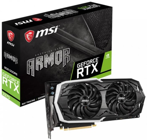 Видеокарта PCI-E MSI 8192Mb RTX 2070 ARMOR 8G фото 5