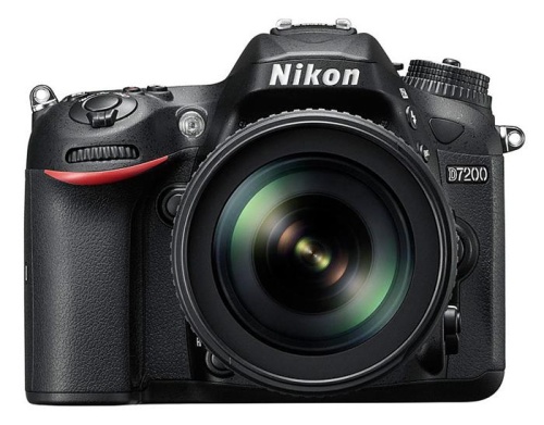 Цифровой фотоаппарат Nikon D7200 черный VBA450K001