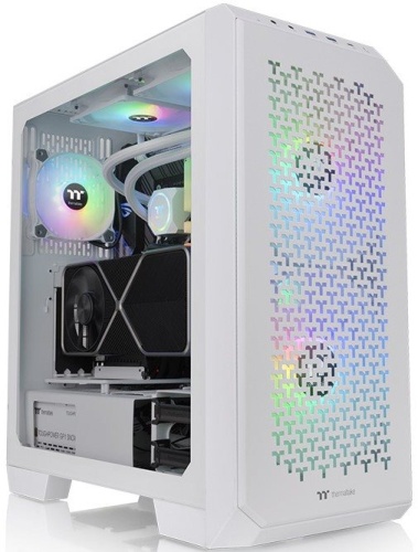 Корпус Miditower Thermaltake View 300 MX Snow белый CA-1P6-00M6WN-00 фото 5