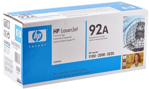 Оригинальный лазерный картридж Hewlett Packard 92A C4092A Оригинальный лазерный картридж Hewlett Packard 92A C4092A