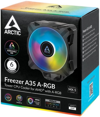 Кулер для процессора Arctic Cooling Freezer A35 ARGB ACFRE00115A фото 8 Кулер для процессора Arctic Cooling Freezer A35 ARGB ACFRE00115A фото 8