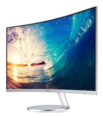 Монитор Samsung C27F591FDI белый LC27F591FDIXRU фото 2