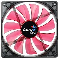 Вентилятор для корпуса Aerocool Lightning 14см Red Edition (красная подсветка)
