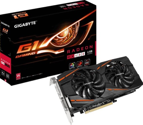 Видеокарта PCI-E GIGABYTE 4096МБ GV-RX480G1 GAMING-4GD фото 6