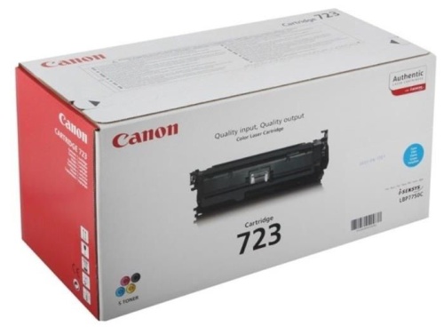 Тонер-картридж оригинальный Canon 723C 2643B002 голубой