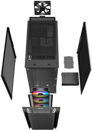 Корпус Miditower Deepcool CG560 черный (R-CG560-BKAAE4-G-1) фото 6