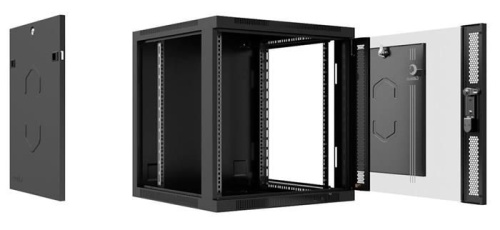 Шкаф телекоммуникационный Cabeus SH-05F-12U60/45-BK фото 2 Шкаф телекоммуникационный Cabeus SH-05F-12U60/45-BK фото 2