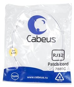 -  Cabeus PC-TEL-RJ12-2m