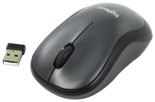 Беспроводная мышь Logitech M220 Silent темно-серый 910-004878