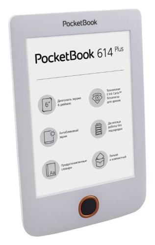Электронная книга PocketBook 614 Plus White PB614-2-D-RU фото 2