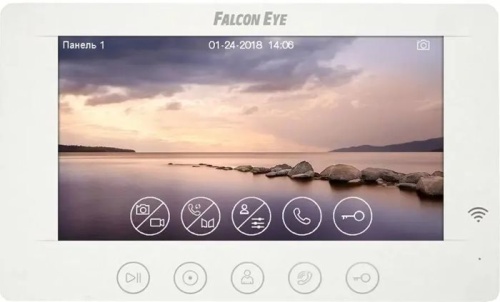 Видеодомофон FALCON EYE Cosmo HD Wi-Fi белый COSMO HD WI-FI