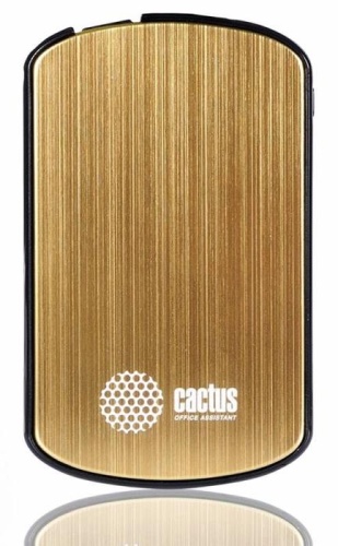 Мобильный аккумулятор Cactus CS-PBAS073-1650GD олотистый/черный Мобильный аккумулятор Cactus CS-PBAS073-1650GD олотистый/черный